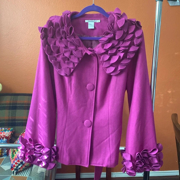 FERATELLI Wool cocktail jacket, size L - Picture 1 of 9